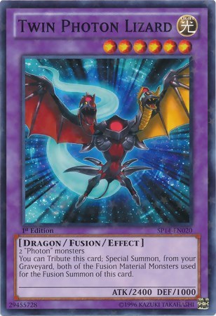 Twin Photon Lizard [SP14-EN020] Starfoil Rare | Exor Games Dartmouth