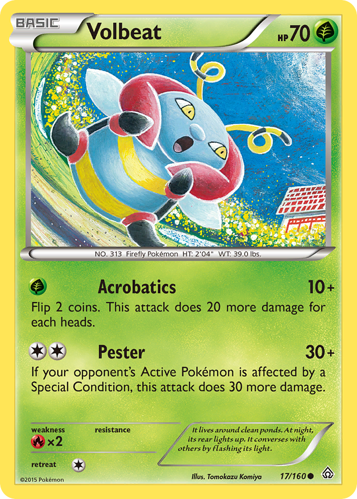 Volbeat (17/160) [XY: Primal Clash] | Exor Games Dartmouth