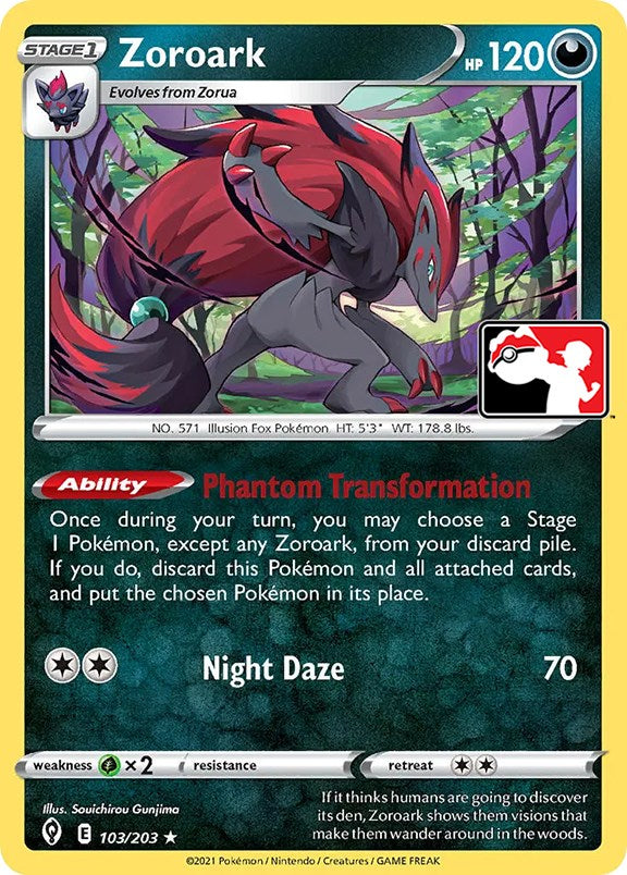 Zoroark (103/203) [Prize Pack Series One] | Exor Games Dartmouth