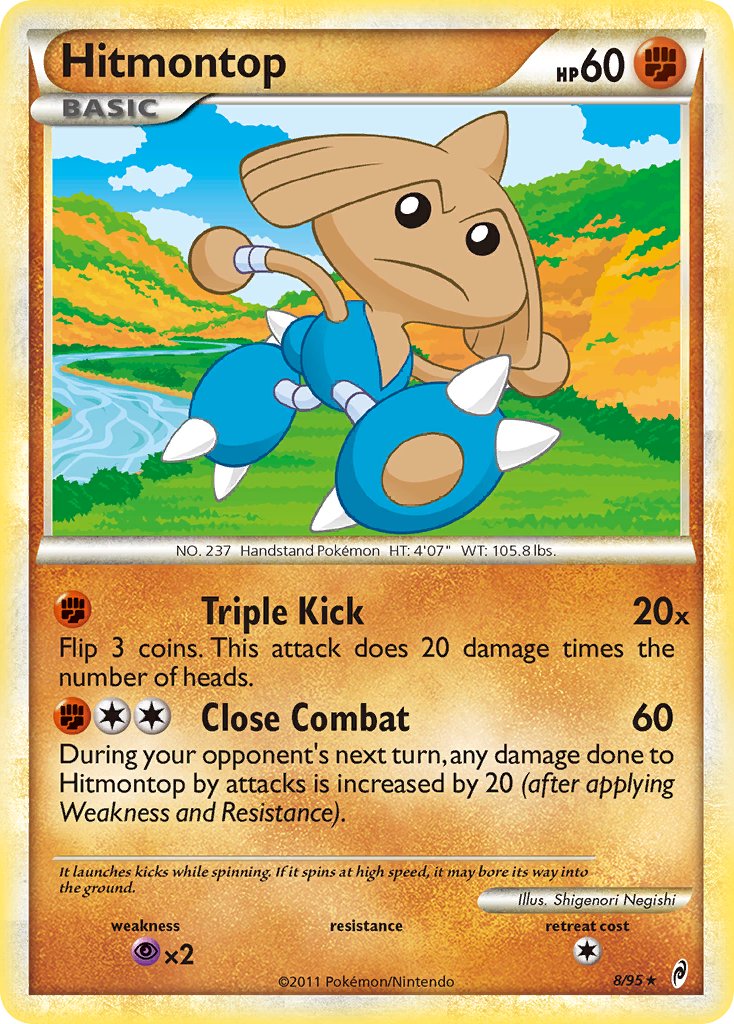 Hitmontop (8/95) (Theme Deck Exclusive) [HeartGold & SoulSilver: Call of Legends] | Exor Games Dartmouth