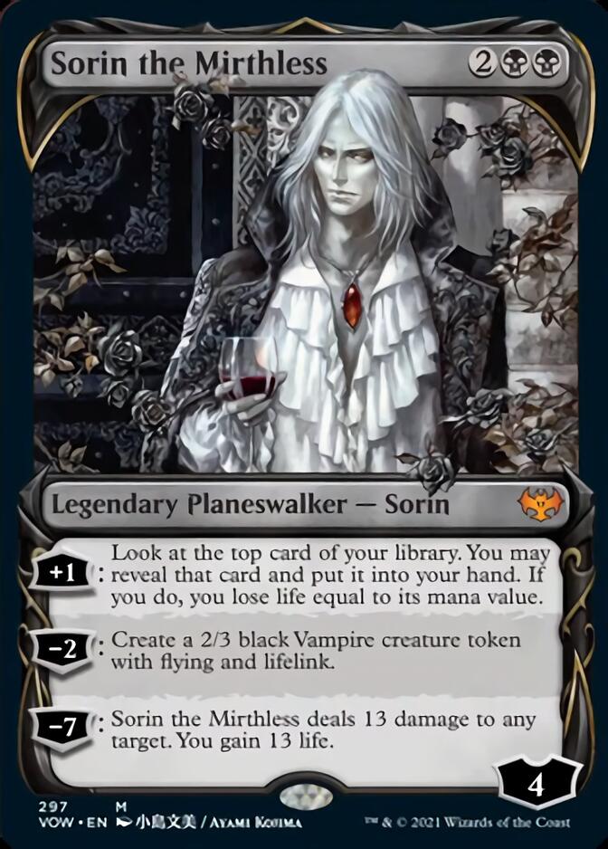 Sorin the Mirthless (Showcase Fang Frame) [Innistrad: Crimson Vow] | Exor Games Dartmouth