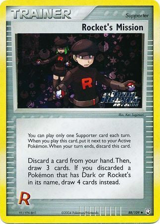 Rocket's Mission (88/109) (Stamped) [EX: Team Rocket Returns] | Exor Games Dartmouth