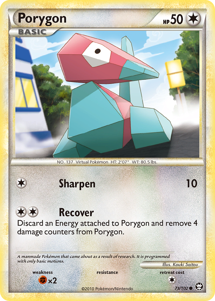 Porygon (73/102) [HeartGold & SoulSilver: Triumphant] | Exor Games Dartmouth