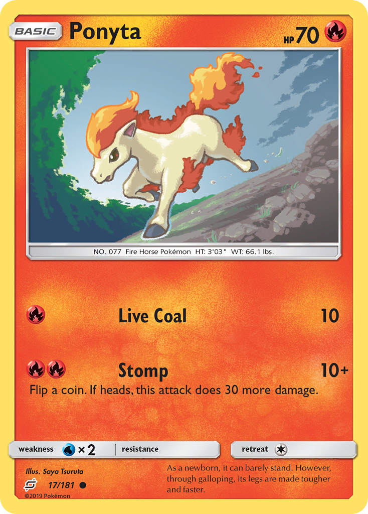 Ponyta (17/181) [Sun & Moon: Team Up] | Exor Games Dartmouth