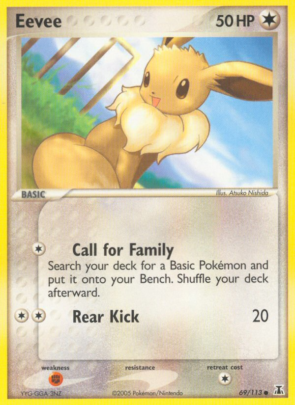 Eevee (69/113) [EX: Delta Species] | Exor Games Dartmouth