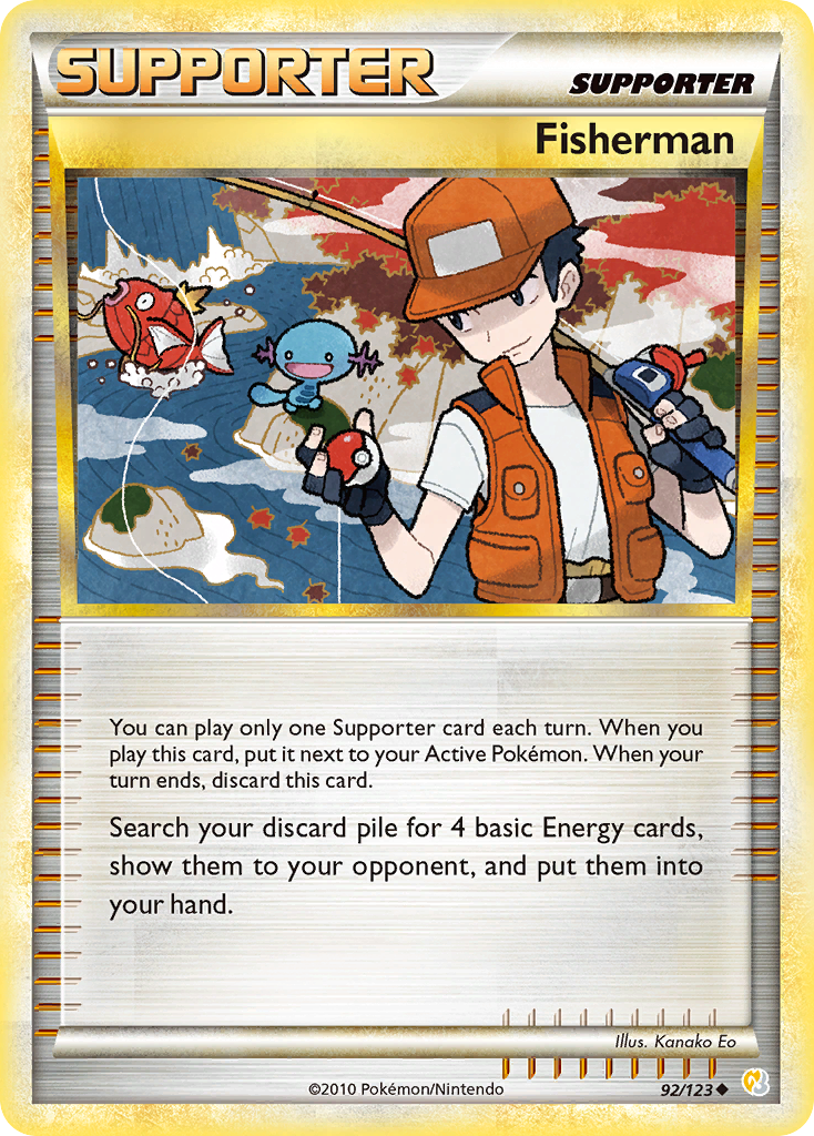 Fisherman (92/123) [HeartGold & SoulSilver: Base Set] | Exor Games Dartmouth