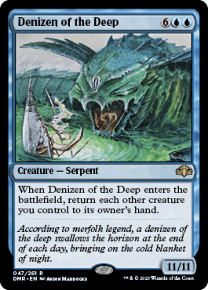 Denizen of the Deep [Dominaria Remastered] | Exor Games Dartmouth