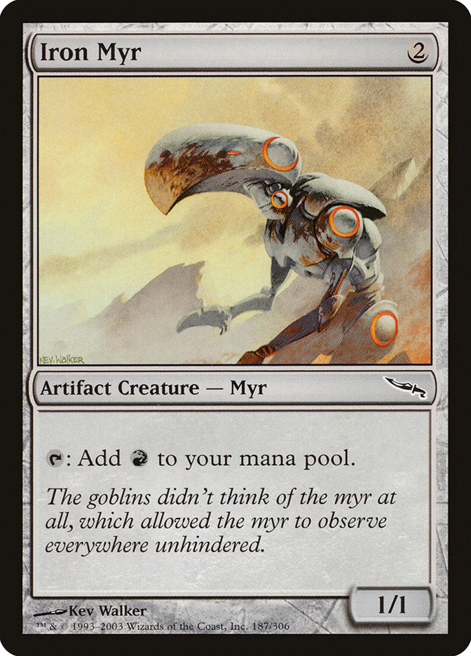 Iron Myr [Mirrodin] | Exor Games Dartmouth