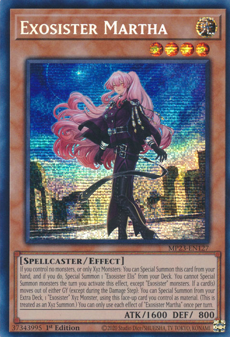 Exosister Martha [MP23-EN127] Prismatic Secret Rare | Exor Games Dartmouth