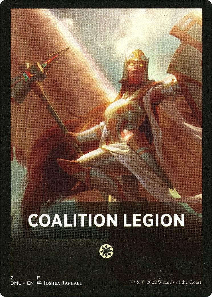 Coalition Legion Theme Card [Dominaria United Tokens] | Exor Games Dartmouth