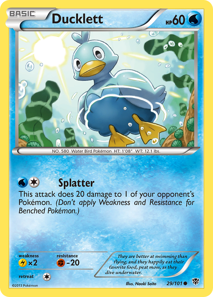 Ducklett (29/101) [Black & White: Plasma Blast] | Exor Games Dartmouth