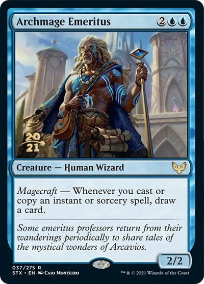 Archmage Emeritus [Strixhaven: School of Mages Prerelease Promos] | Exor Games Dartmouth