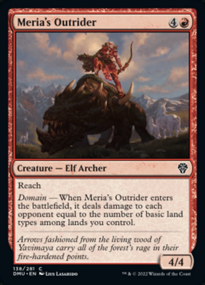 Meria's Outrider [Dominaria United] | Exor Games Dartmouth