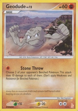 Geodude (1/11) [Diamond & Pearl: Trainer Kit - Lucario] | Exor Games Dartmouth