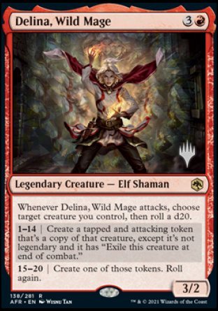 Delina, Wild Mage (Promo Pack) [Dungeons & Dragons: Adventures in the Forgotten Realms Promos] | Exor Games Dartmouth
