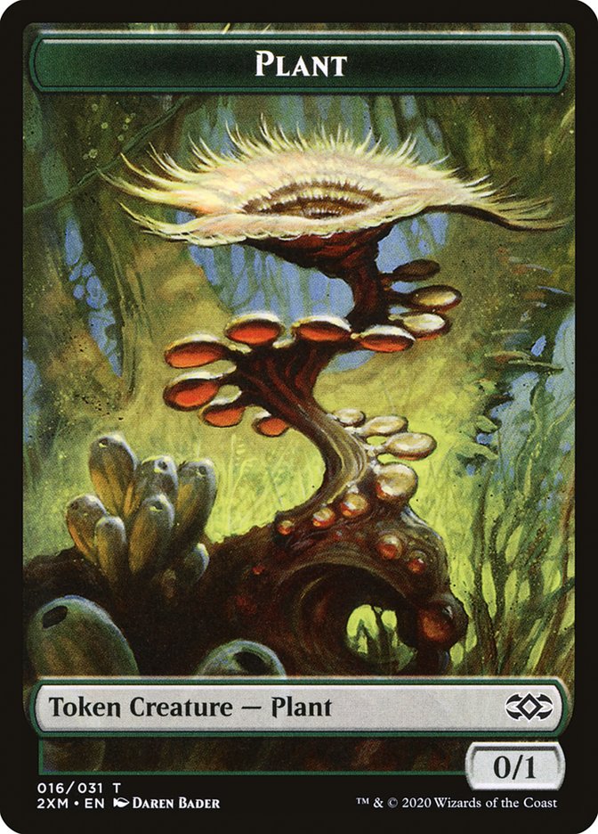 Plant Token [Double Masters] | Exor Games Dartmouth