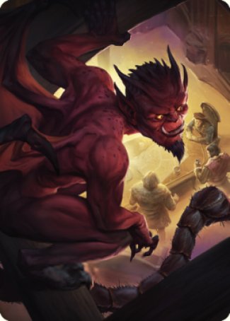 Nefarious Imp Art Card [Commander Legends: Battle for Baldur's Gate Art Series] | Exor Games Dartmouth