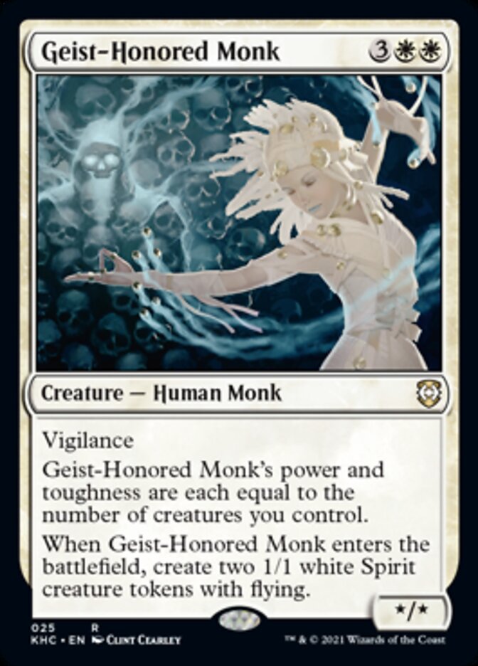 Geist-Honored Monk [Kaldheim Commander] | Exor Games Dartmouth