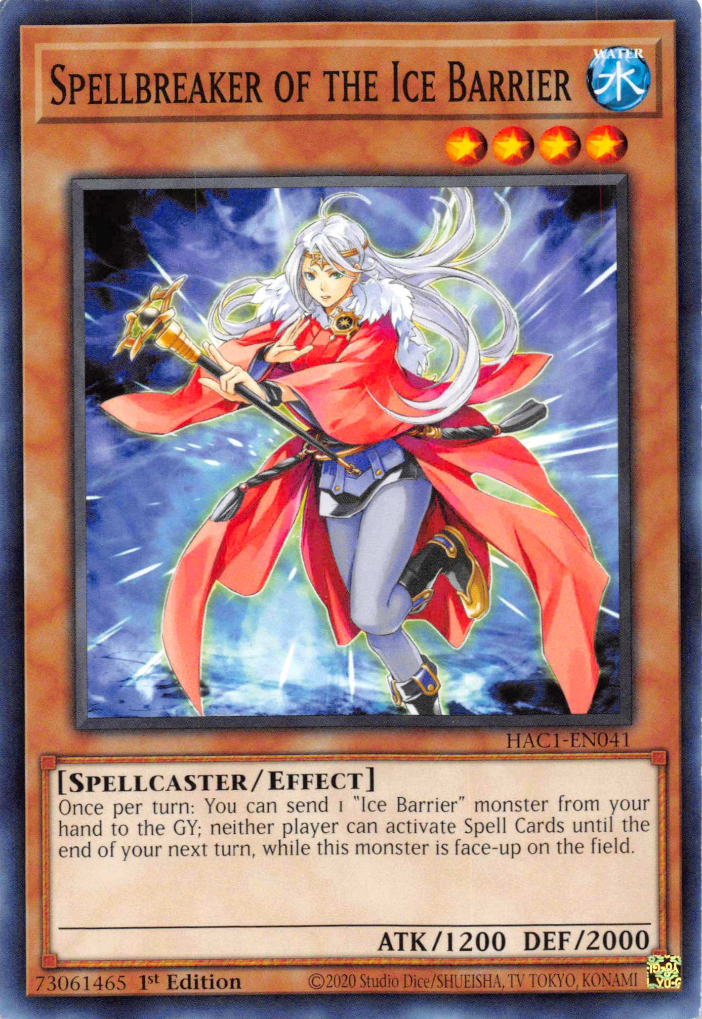 Spellbreaker of the Ice Barrier [HAC1-EN041] Common | Exor Games Dartmouth