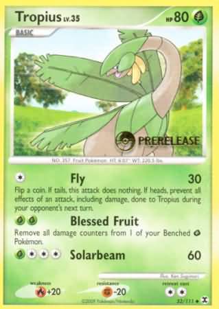 Tropius (52/111) (Prerelease Promo) [Nintendo: Black Star Promos] | Exor Games Dartmouth