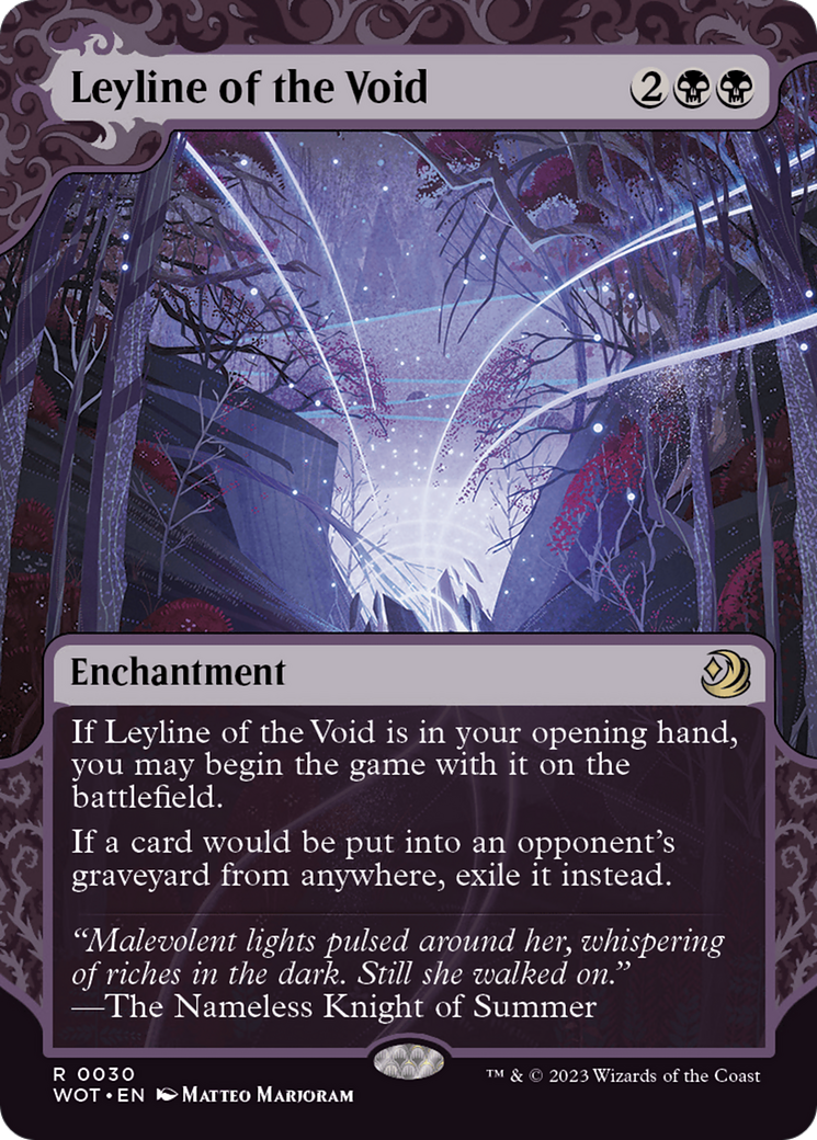 Leyline of the Void [Wilds of Eldraine: Enchanting Tales] | Exor Games Dartmouth