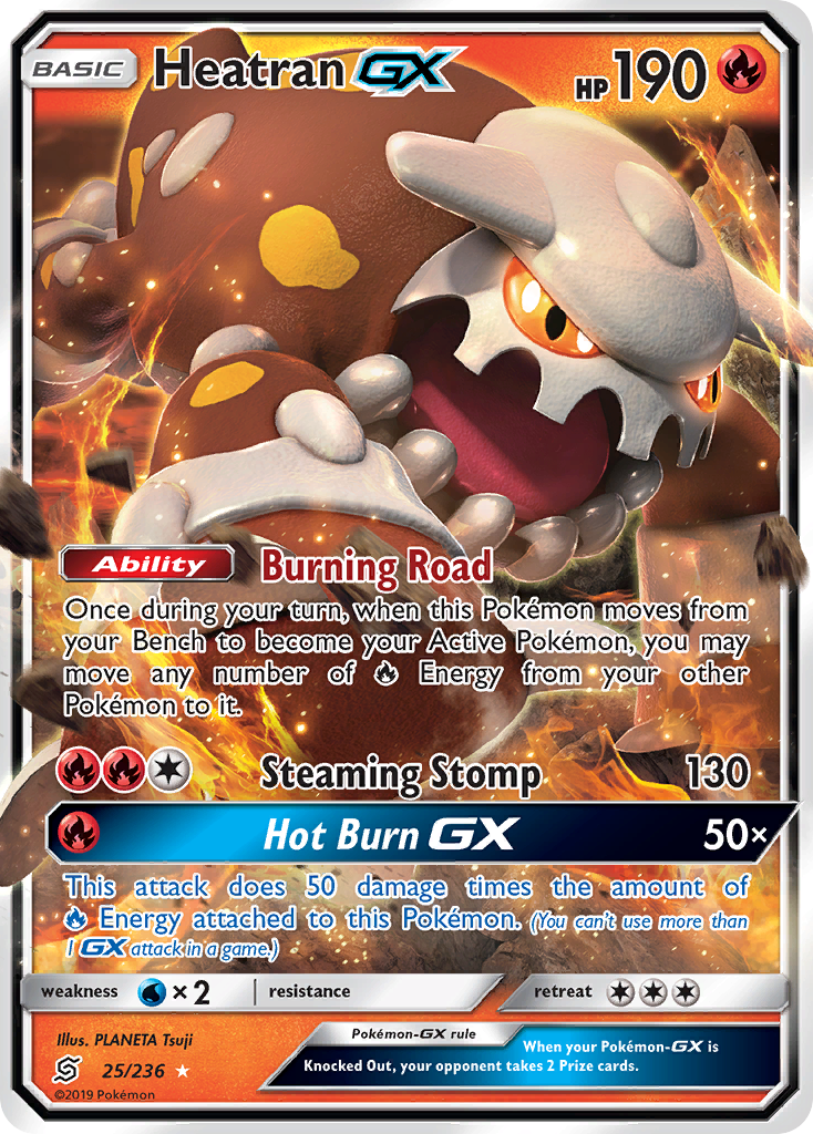Heatran GX (25/236) [Sun & Moon: Unified Minds] | Exor Games Dartmouth