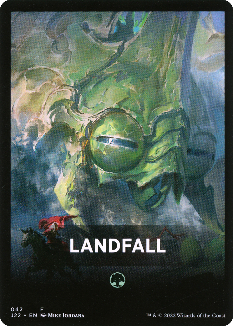 Landfall Theme Card [Jumpstart 2022 Front Cards] | Exor Games Dartmouth