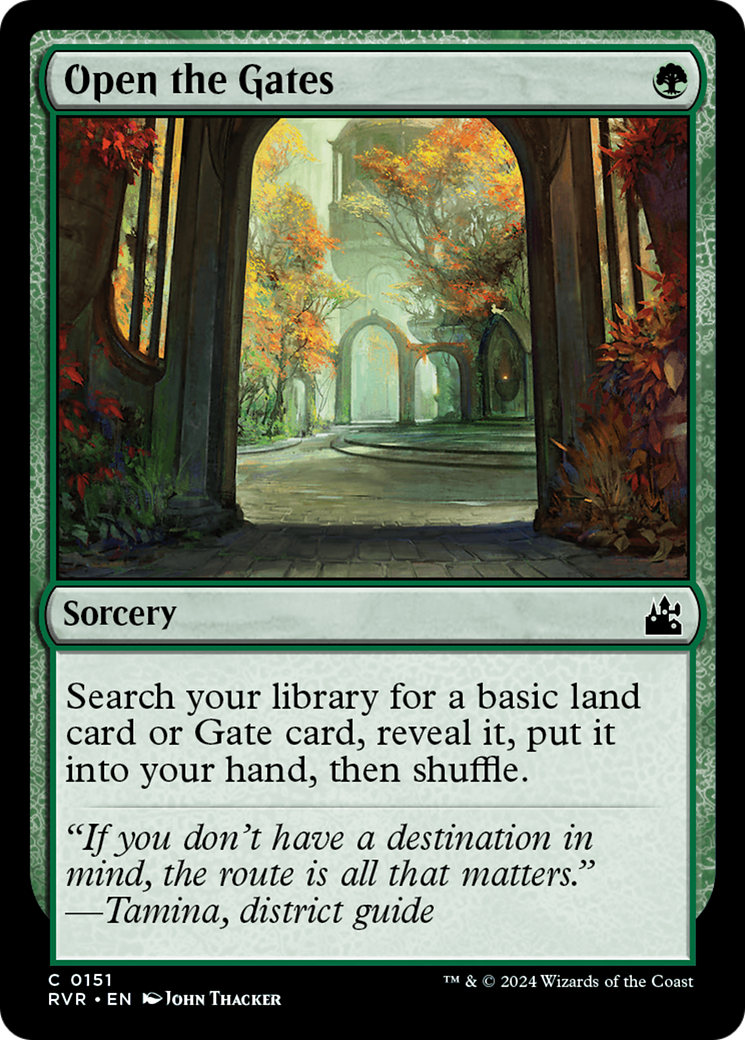 Open the Gates [Ravnica Remastered] | Exor Games Dartmouth