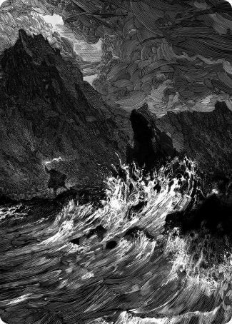 Island Art Card [Innistrad: Midnight Hunt Art Series] | Exor Games Dartmouth