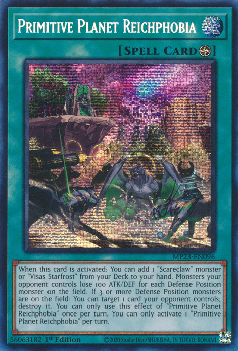 Primitive Planet Reichphobia [MP23-EN096] Prismatic Secret Rare | Exor Games Dartmouth