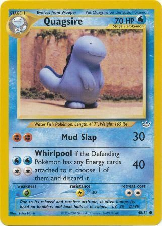 Quagsire (48/64) [Neo Revelation Unlimited] | Exor Games Dartmouth