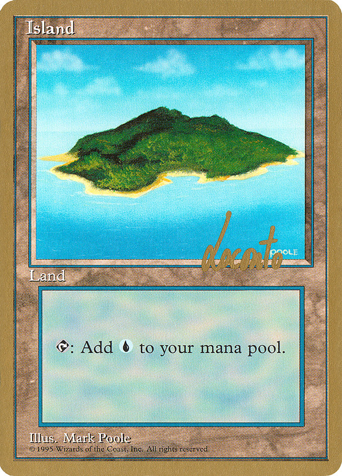 Island (ml367) (Michael Loconto) [Pro Tour Collector Set] | Exor Games Dartmouth