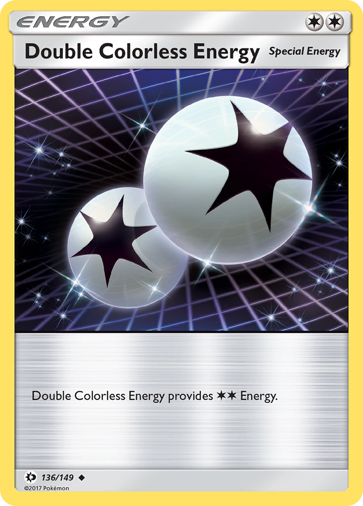 Double Colorless Energy (136/149) [Sun & Moon: Base Set] | Exor Games Dartmouth