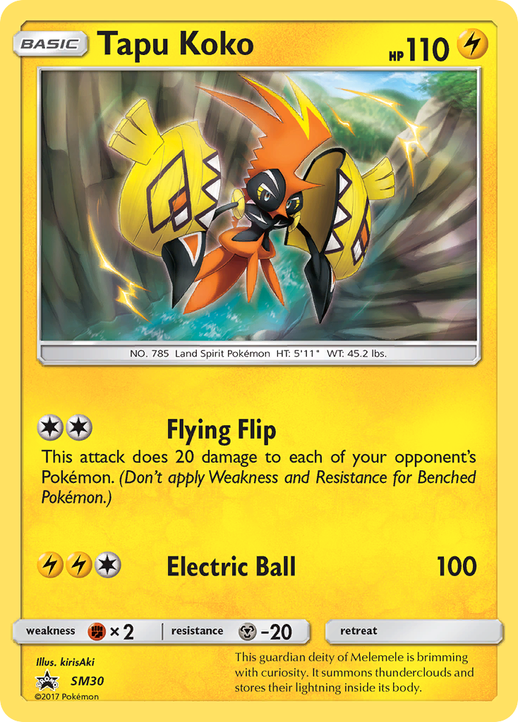 Tapu Koko (SM30) [Sun & Moon: Black Star Promos] | Exor Games Dartmouth