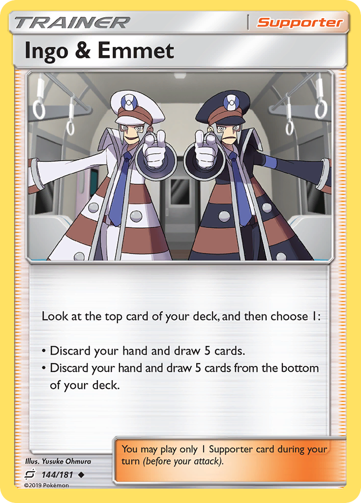 Ingo & Emmet (144/181) [Sun & Moon: Team Up] | Exor Games Dartmouth