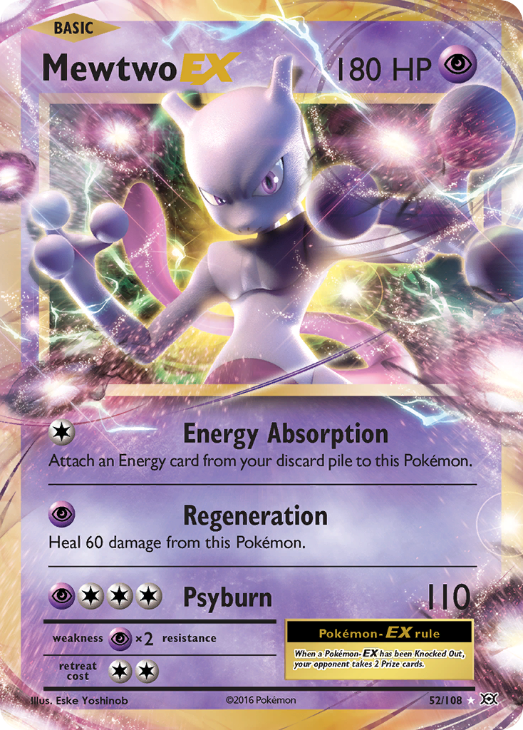 Mewtwo EX (52/108) [XY: Evolutions] | Exor Games Dartmouth