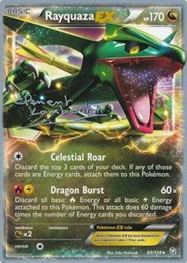 Rayquaza EX (85/124) (Anguille Sous Roche - Clement Lamberton) [World Championships 2013] | Exor Games Dartmouth