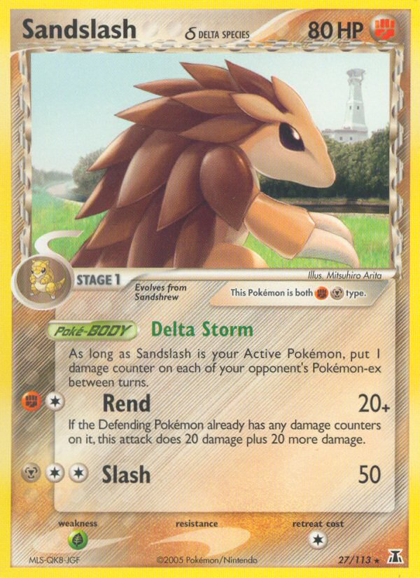 Sandslash (27/113) (Delta Species) [EX: Delta Species] | Exor Games Dartmouth