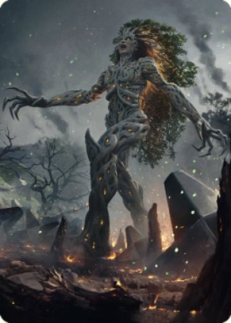 Titania, Gaea Incarnate Art Card [The Brothers' War Art Series] | Exor Games Dartmouth