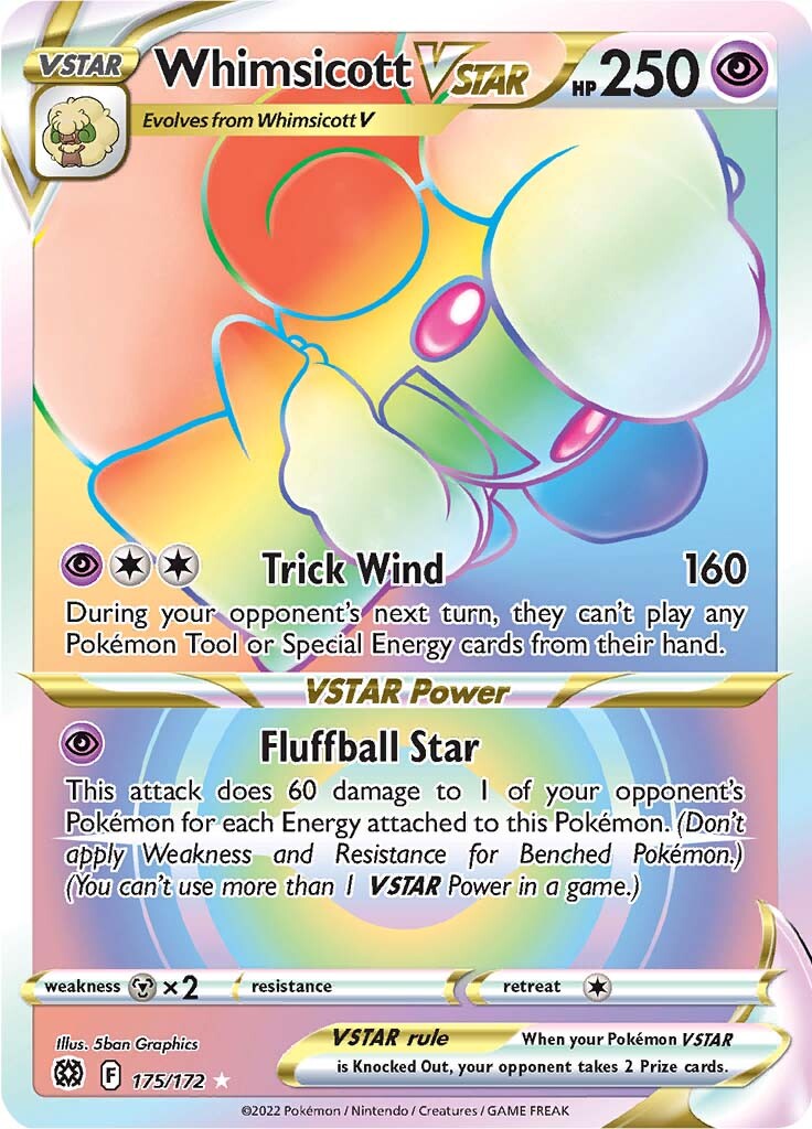 Whimsicott VSTAR (175/172) [Sword & Shield: Brilliant Stars] | Exor Games Dartmouth