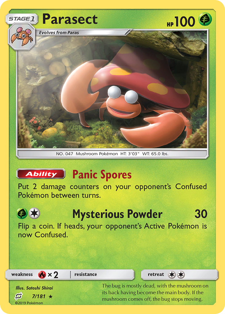 Parasect (7/181) [Sun & Moon: Team Up] | Exor Games Dartmouth