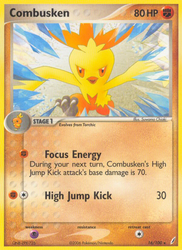 Combusken (16/100) [EX: Crystal Guardians] | Exor Games Dartmouth