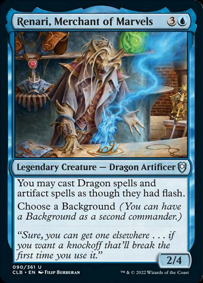 Renari, Merchant of Marvels [Commander Legends: Battle for Baldur's Gate] | Exor Games Dartmouth