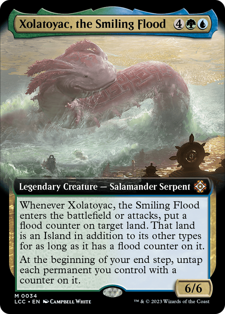 Xolatoyac, the Smiling Flood (Extended Art) [The Lost Caverns of Ixalan Commander] | Exor Games Dartmouth