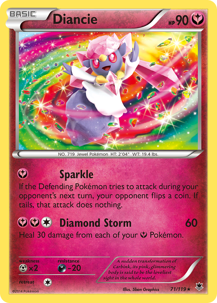 Diancie (71/119) [XY: Phantom Forces] | Exor Games Dartmouth