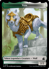 Saproling // Voja Double-Sided Token [Ravnica Remastered Tokens] | Exor Games Dartmouth
