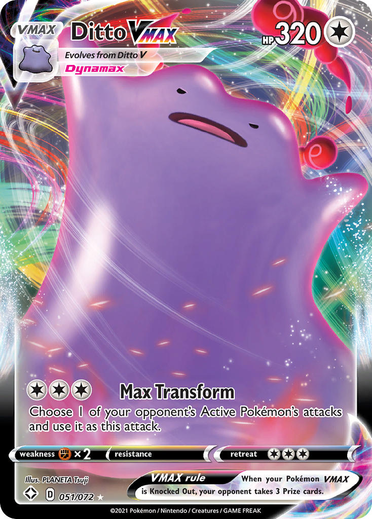 Ditto VMAX (051/072) [Sword & Shield: Shining Fates] | Exor Games Dartmouth