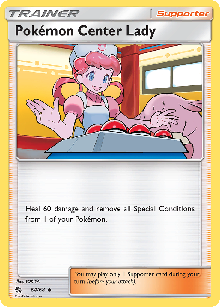 Pokemon Center Lady (64/68) [Sun & Moon: Hidden Fates] | Exor Games Dartmouth