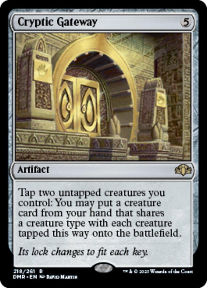 Cryptic Gateway [Dominaria Remastered] | Exor Games Dartmouth