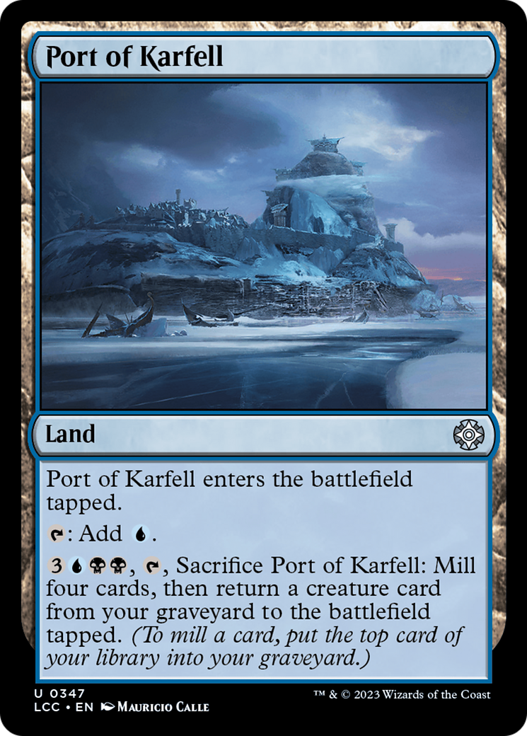 Port of Karfell [The Lost Caverns of Ixalan Commander] | Exor Games Dartmouth